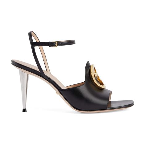 gucci sandals with heel|Gucci blondie high heeled sandals.